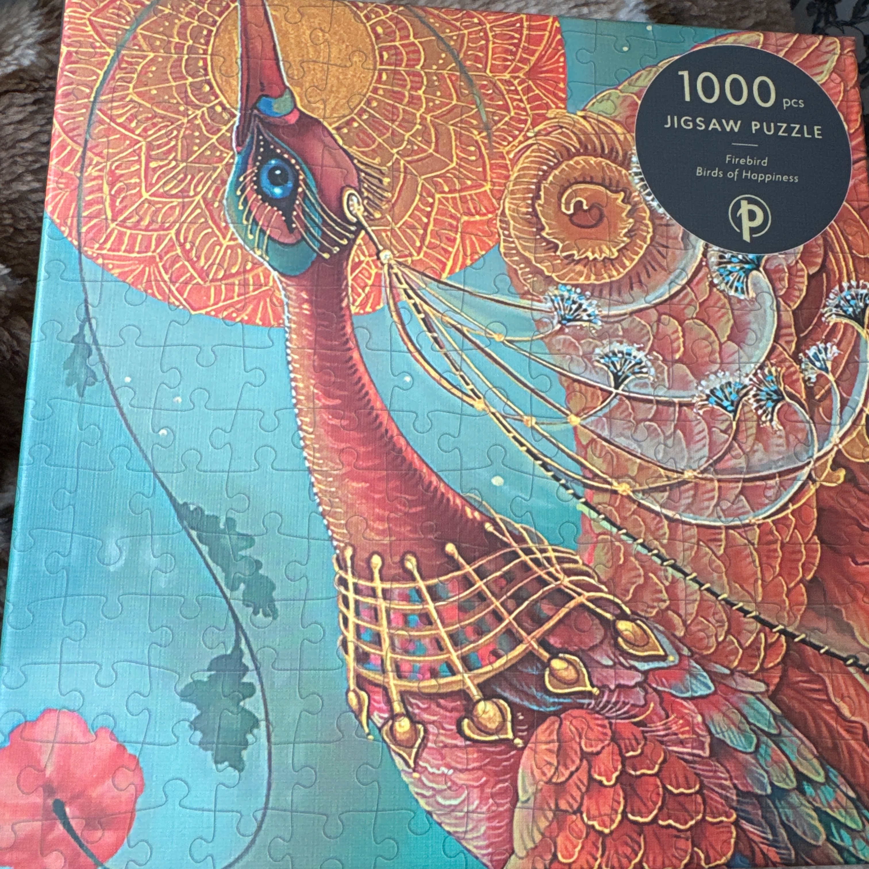 Firebird 1000 Piece Jigsaw Puzzle by Paperblanks (Birds of Happiness), by Paperblanks